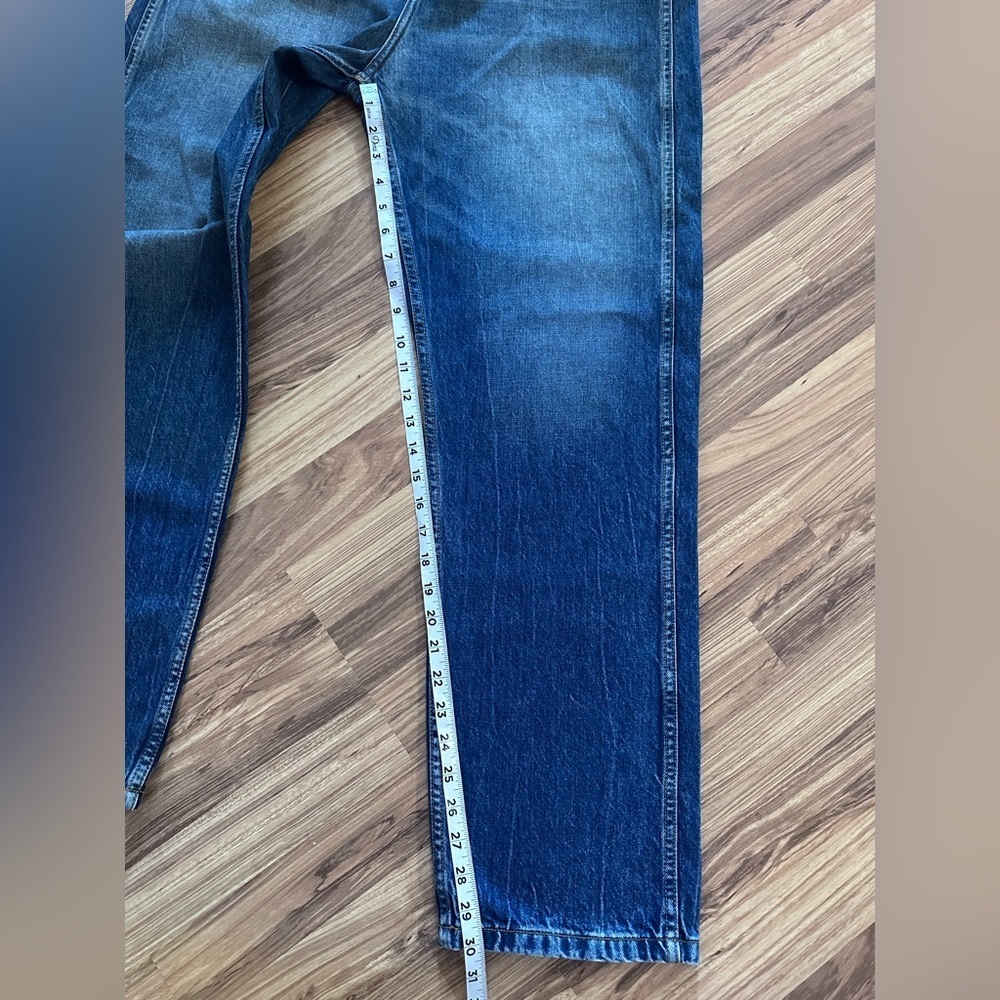 Calvin Klein Premium Italian Denim Men’s Loose Straight Leg Dad Jeans Blue Sz 32 - Picture 9 of 12